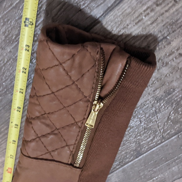 Michael Kors Leather hooded jacket - Picture 10 of 13